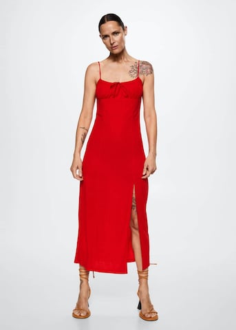 MANGO Kleid 'Suriname' in Rot: predná strana