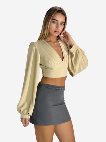 Elara Bluse in Beige