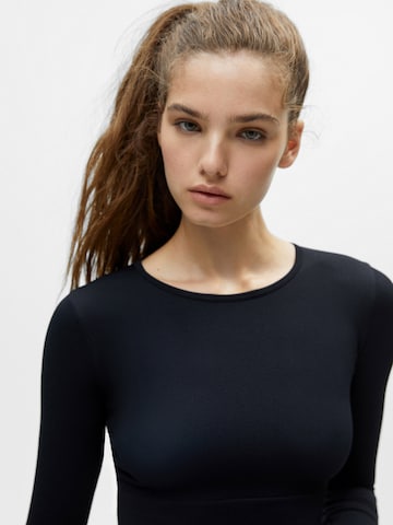 Pull&Bear Shirt in Schwarz