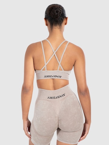 Bustier Haut de sport Smilodox en marron