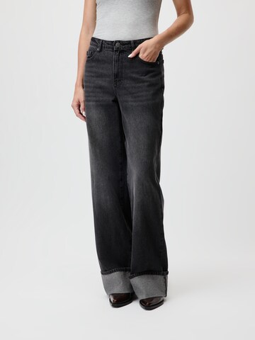 LeGer by Lena Gercke Loosefit Jeans 'Marin Tall' i grå: framsida