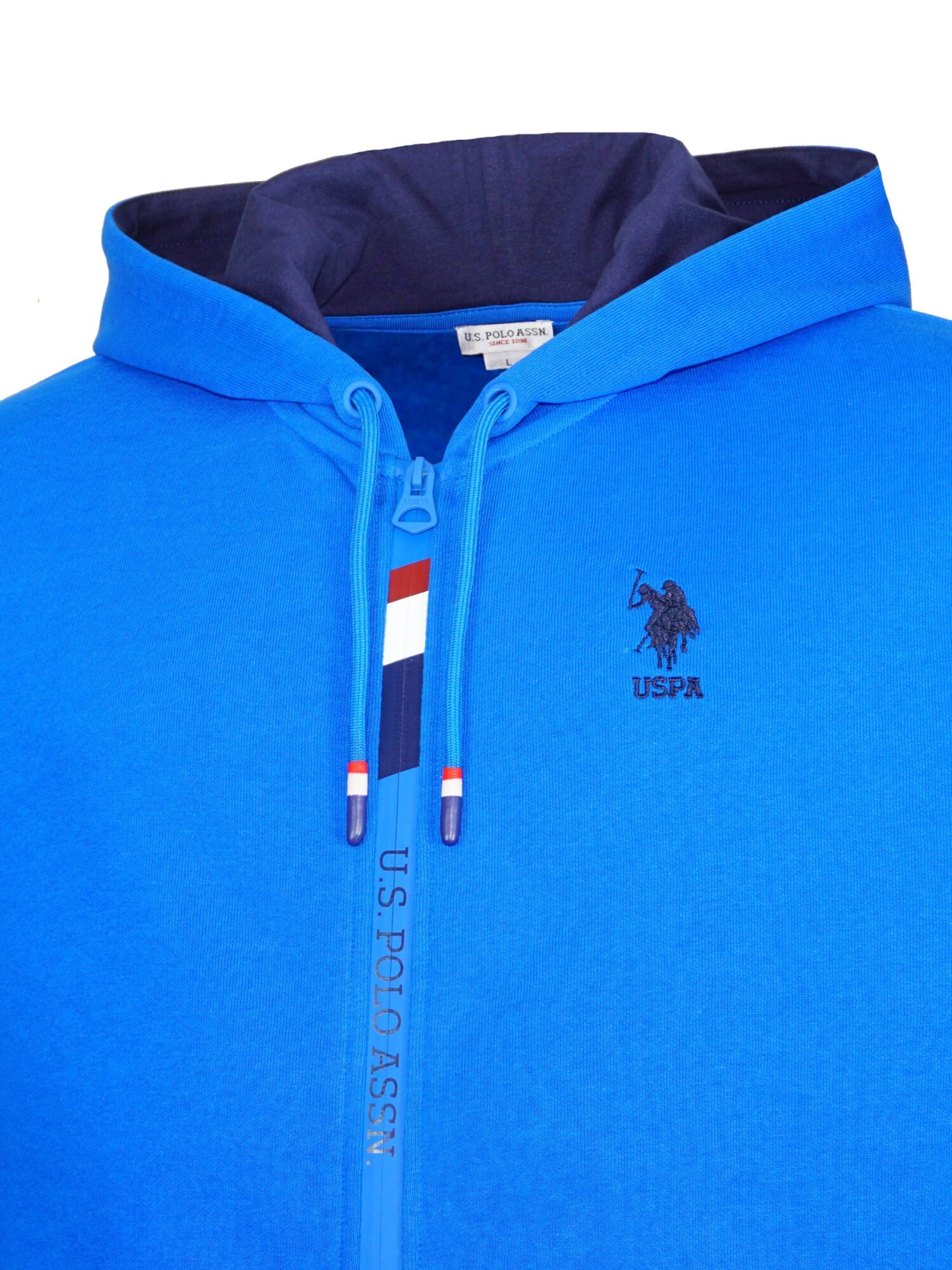 U.S. POLO ASSN. Sweatjacke in Blau