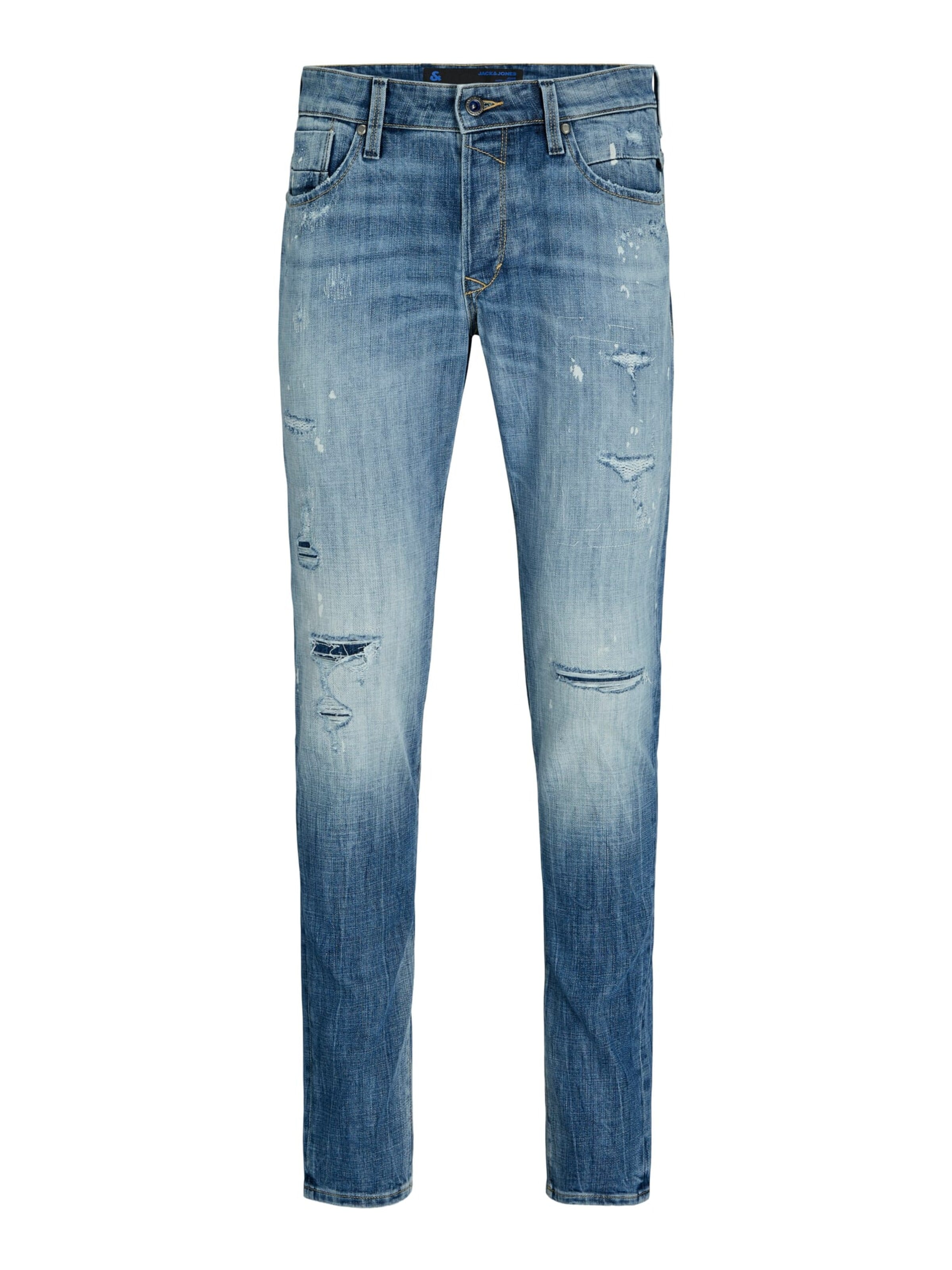 JACK & JONES Baggy Jeans 'GLenn' in Blue: front