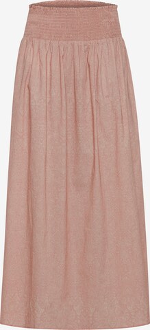 PULZ Jeans Skirt in Pink: front