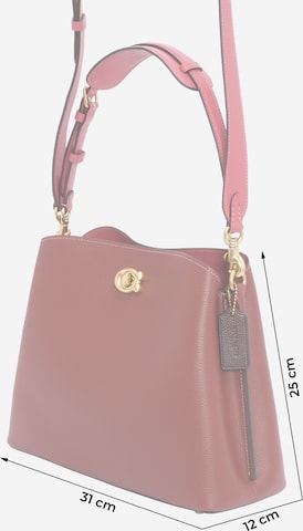 COACH Shoulder Bag 'Willow' in Red