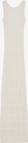 Bershka Knit dress in Beige: front