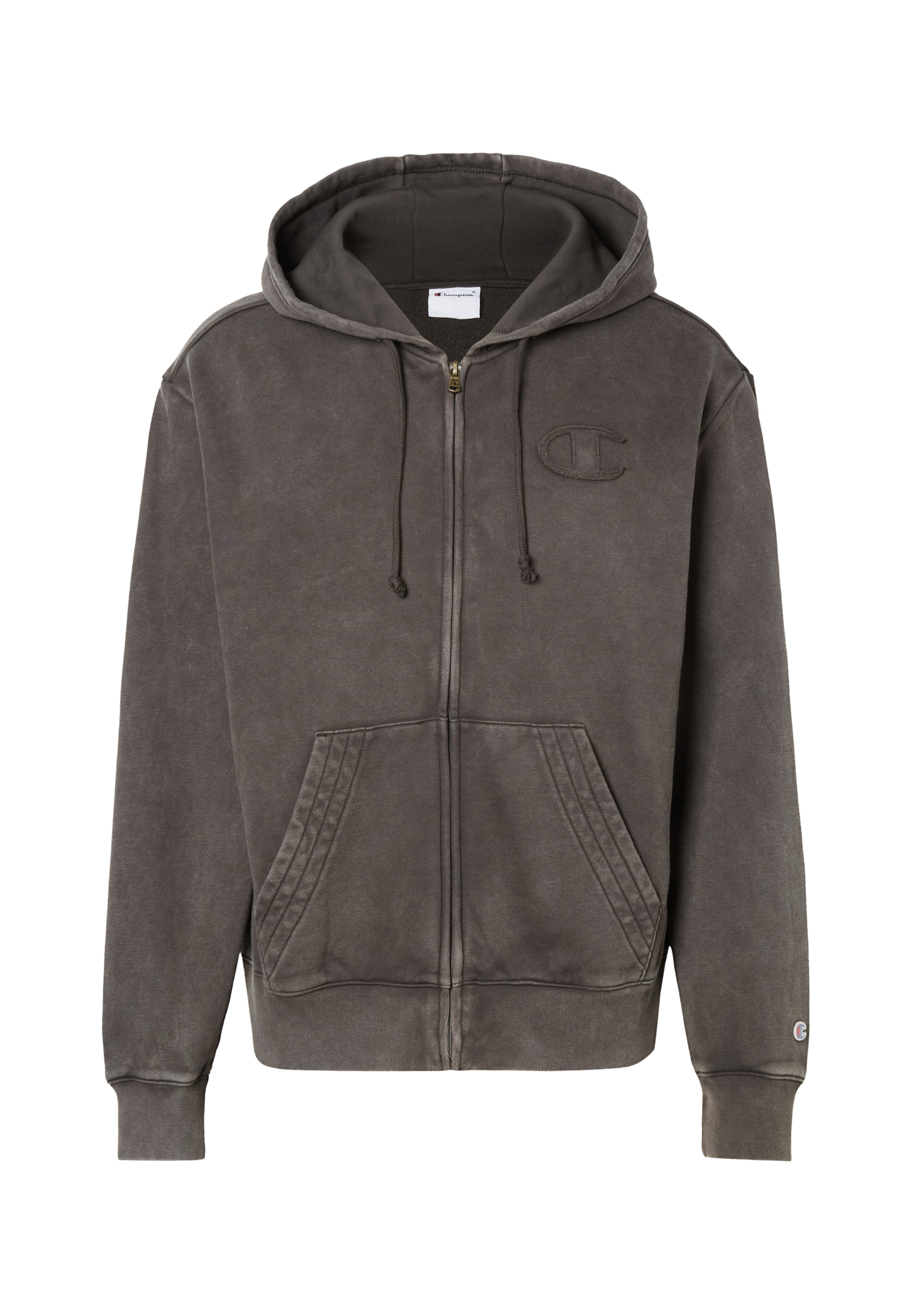 Champion Sweatjacke in Grün: Vorderseite