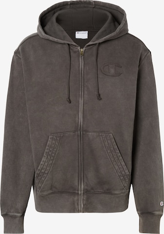 Champion Sweatjacke in Grün: Vorderseite