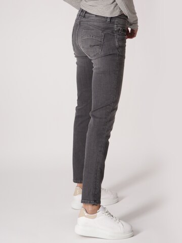 Miracle of Denim Skinny Jeans 'Suzy' in Grey