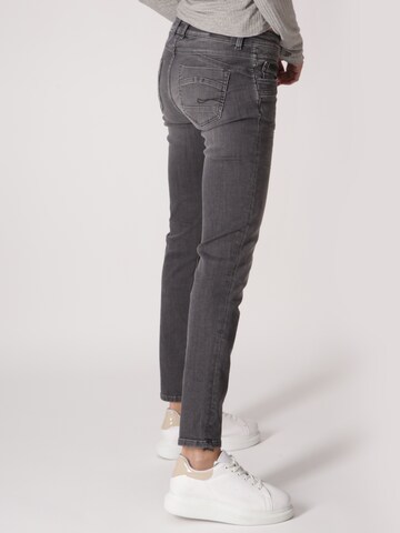 Miracle of Denim Skinny Jeans 'Suzy' in Grau