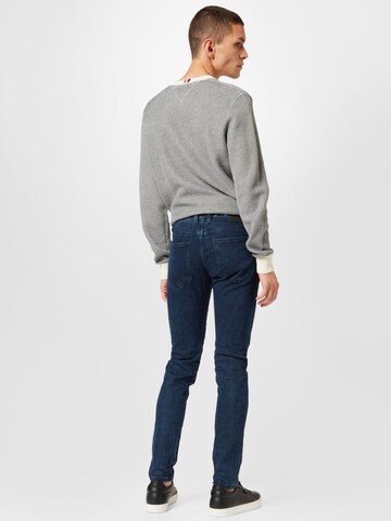 Coupe slim Jean 'Troy' TOM TAILOR en bleu