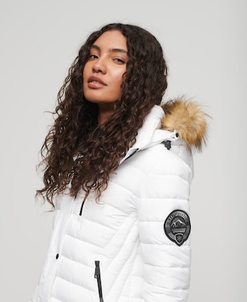 Veste d’hiver 'Fuji' Superdry en blanc