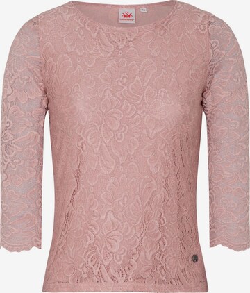 SPIETH & WENSKY Traditional Blouse 'Alheim' in Pink: front