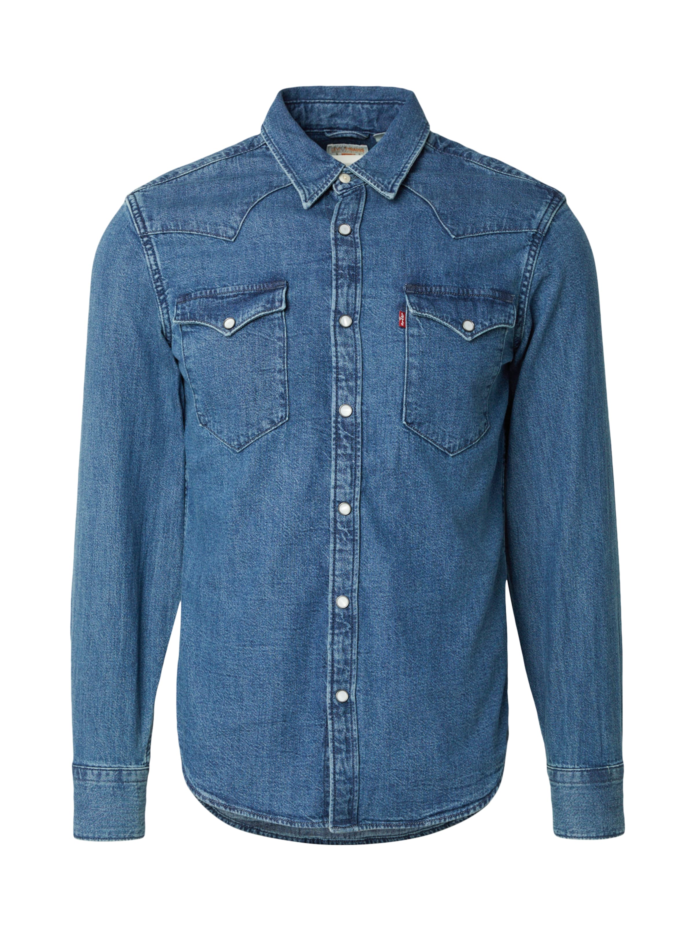 LEVI'S ® Regular Fit Skjorte 'BARSTOW WESTERN' i blå: forside