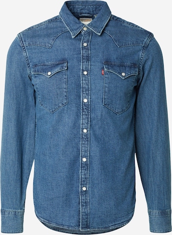 LEVI'S ® Regular Fit Skjorte 'BARSTOW WESTERN' i blå: forside