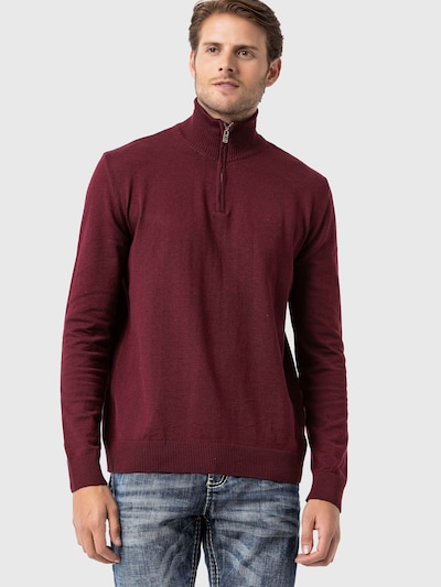CIPO & BAXX Sweater in Wine red, Item view
