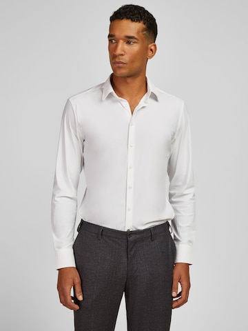 Coupe slim Chemise HECHTER PARIS en blanc : devant