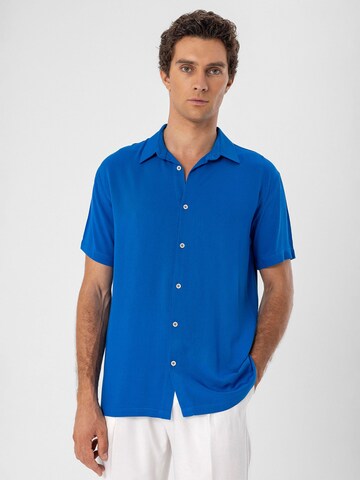 Regular fit Camicia di Antioch in blu: frontale