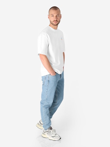 SPITZBUB Shirt 'Making dreams on summer breeze' in White