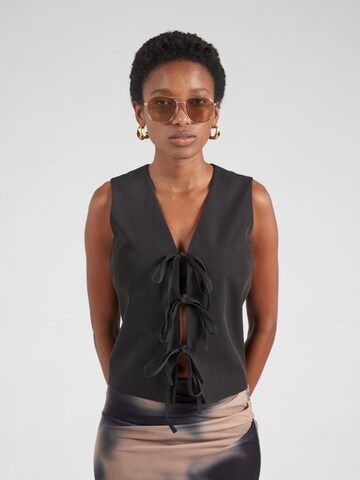 PIECES - Blusa en negro: frente