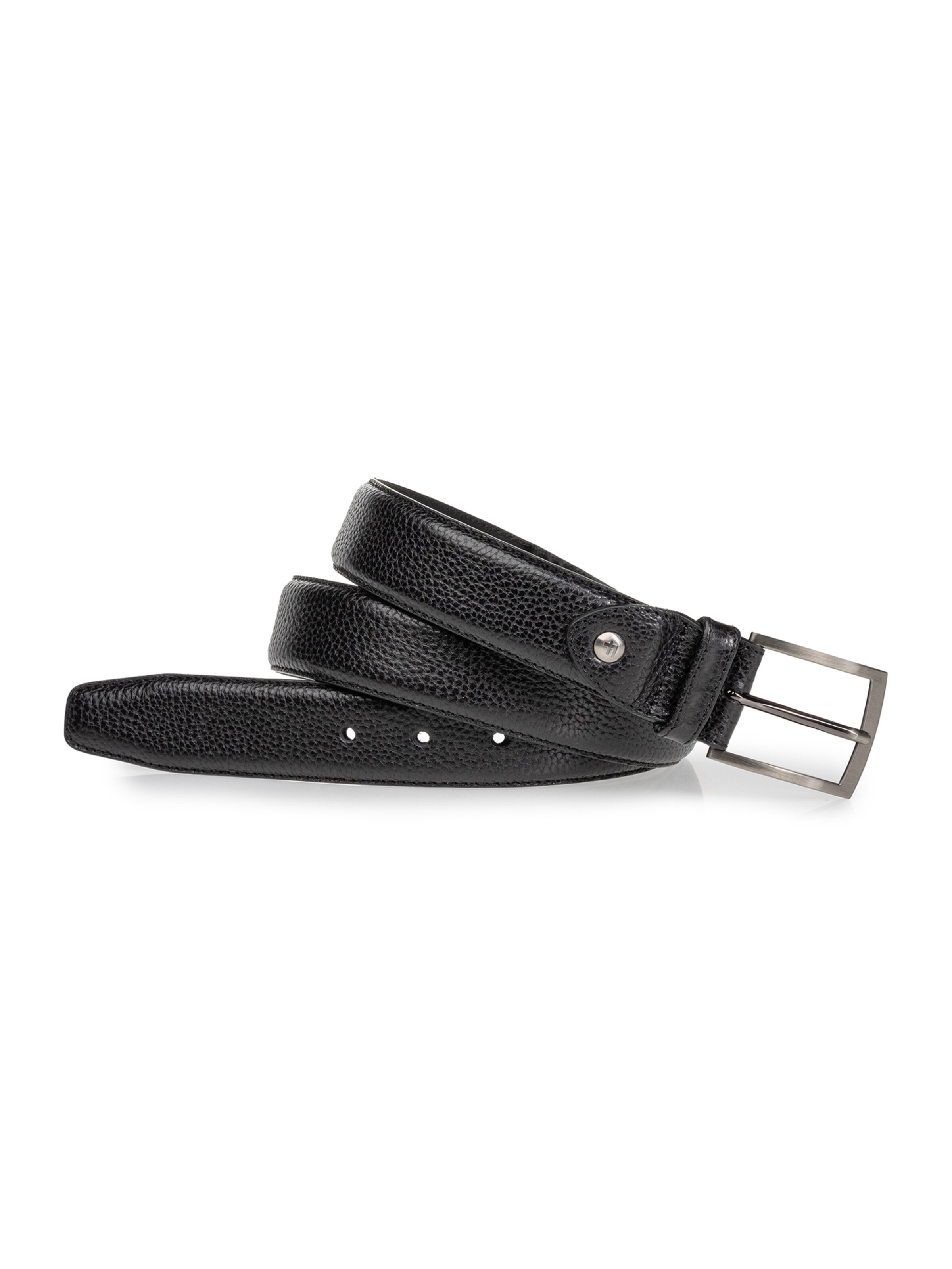 Floris van Bommel Riem 'De Belter 52' in Zwart: voorkant