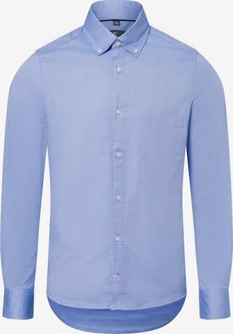 Nils Sundström Hemd in Blau: Vorderseite