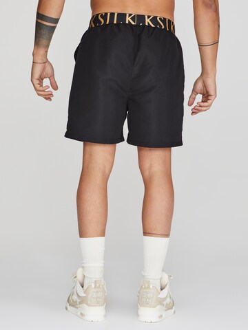 SikSilk Badeshorts in Schwarz