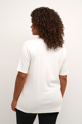 KAFFE CURVE Shirt 'Carina' in White