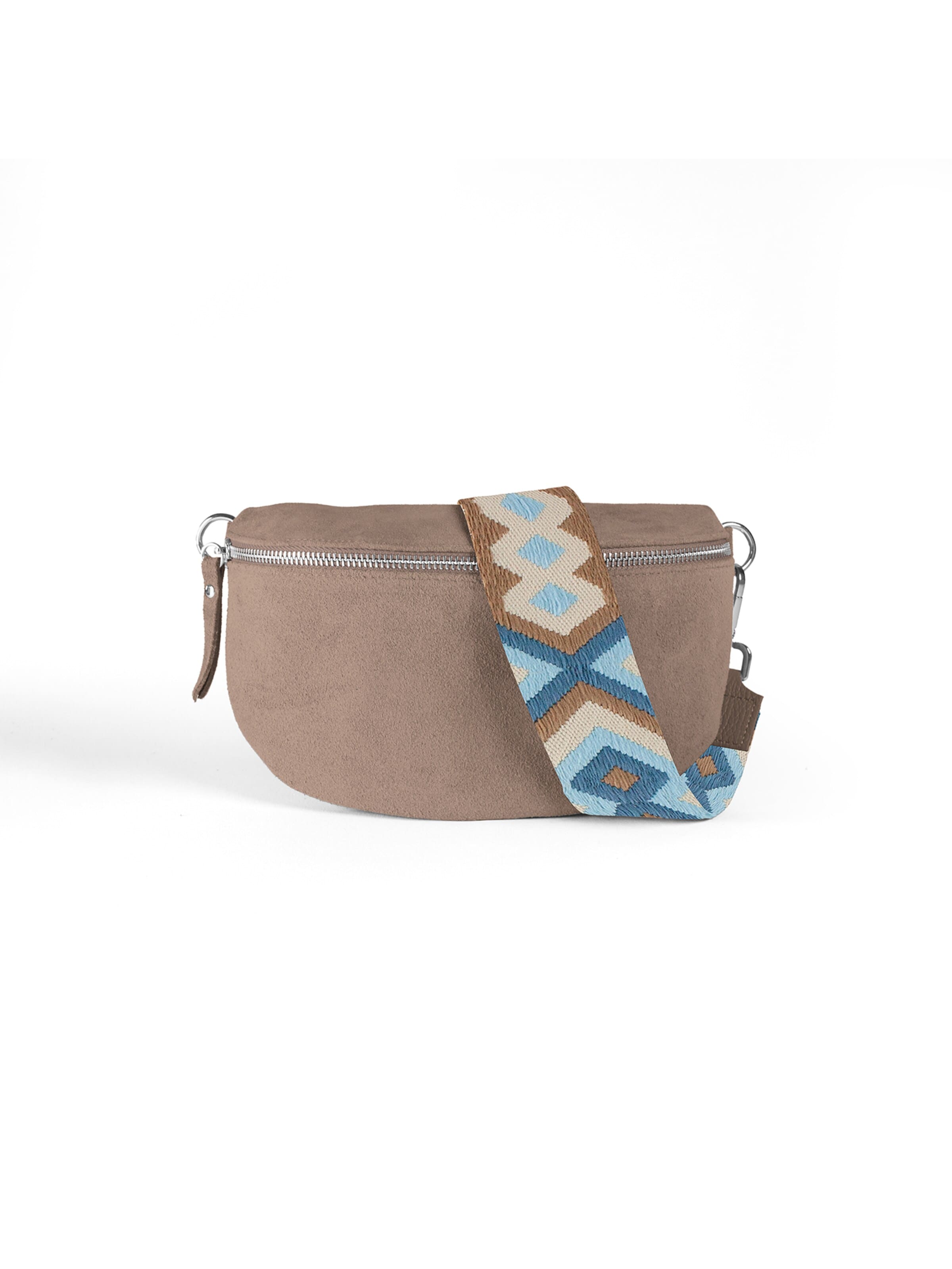 lePelou Gürteltasche 'ONDA medium'‌‌ in Grau: Vorderseite