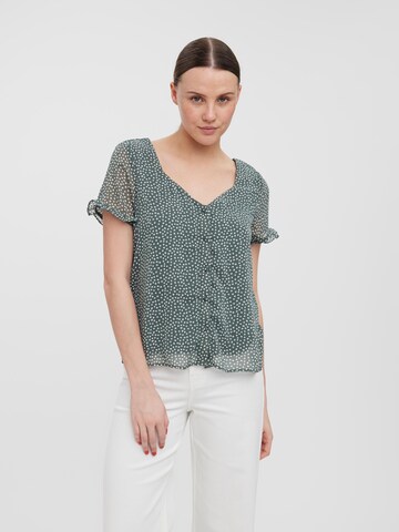 VERO MODA Bluse 'Caro' in Grün: predná strana