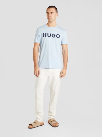 HUGO Red T-Shirt 'Dulivio' in Blau