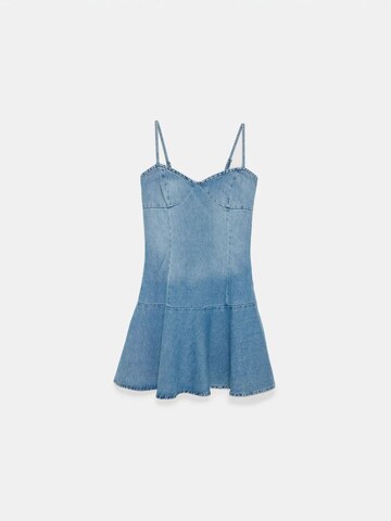 Dilvin Jurk in Blauw: voorkant