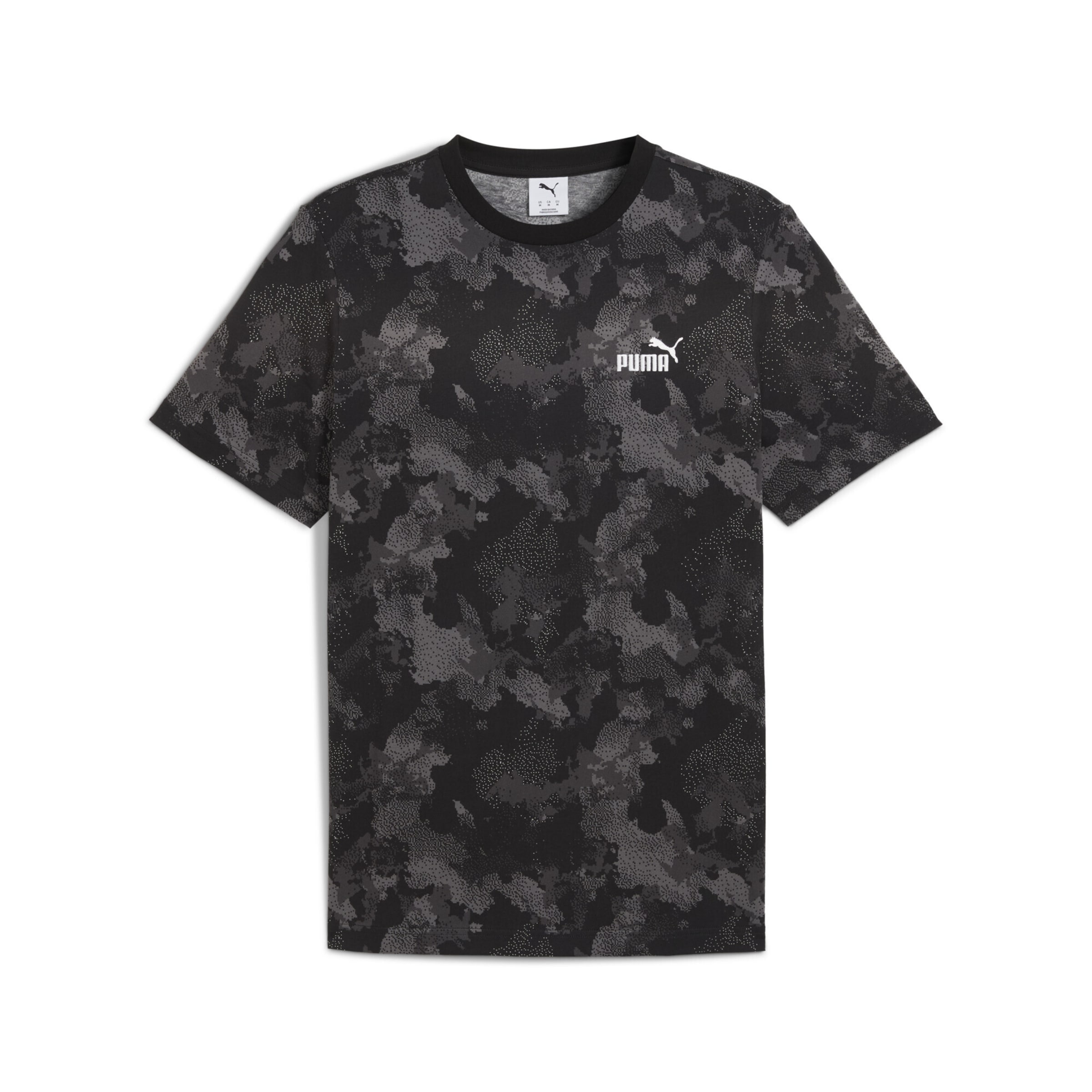 PUMA T-Shirt 'Essentials' in Schwarz: Vorderseite
