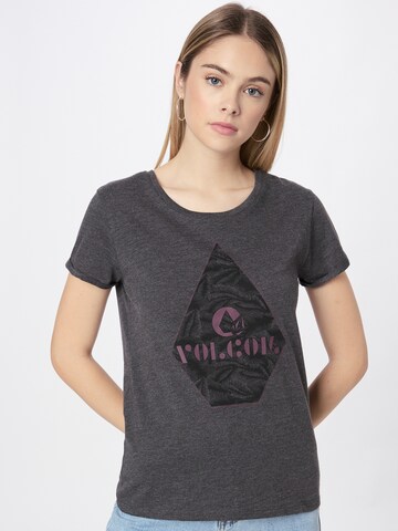 Tricou 'Radical Daze' de la Volcom pe gri: față