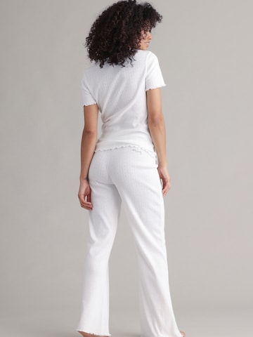 Hey Honey Pyjamahose 'Pointelle Long Pants'‌‌‌‌‌‌‌‌‌ in Weiß