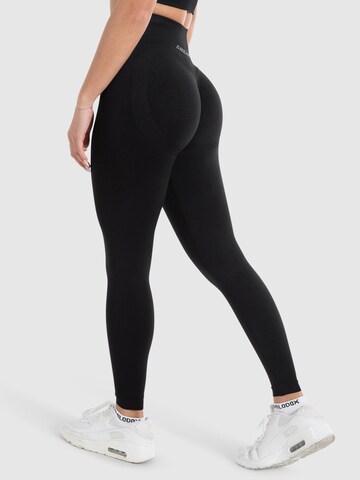 Skinny Leggings 'Scrunch Lina' Smilodox en noir