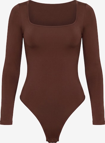 SASSYCLASSY Shapingbody in Braun: Vorderseite