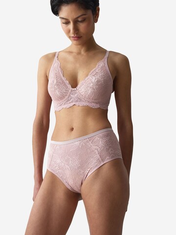 Slip ' Red Label Amourette Charm ' TRIUMPH en rose : devant