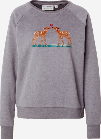 Sweat-shirt naketano en gris : devant