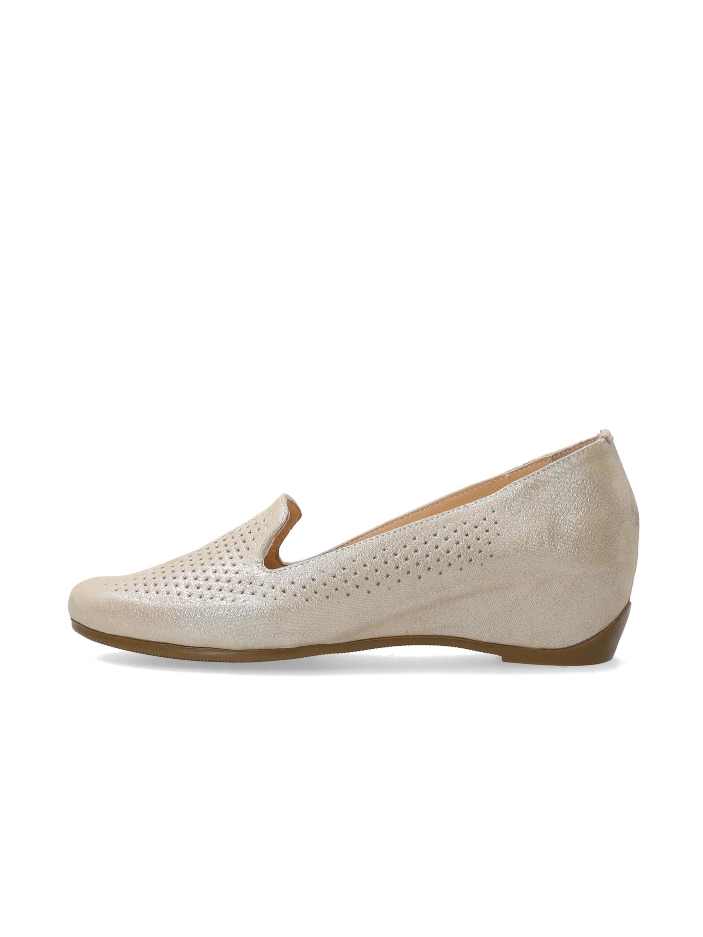 VENEZIA Moccasins in Gold: front