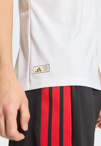 T-Shirt fonctionnel 'CR Flamengo 26 Away Authentic' ADIDAS PERFORMANCE en blanc