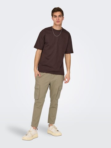 Only & Sons Tapered Hose 'Linus' in Beige