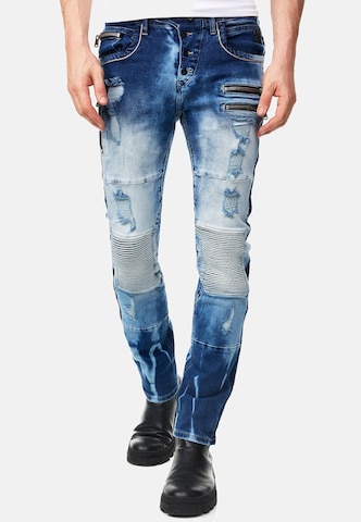 Rusty Neal Regular Jeans 'MISATO' in Blauw: voorkant