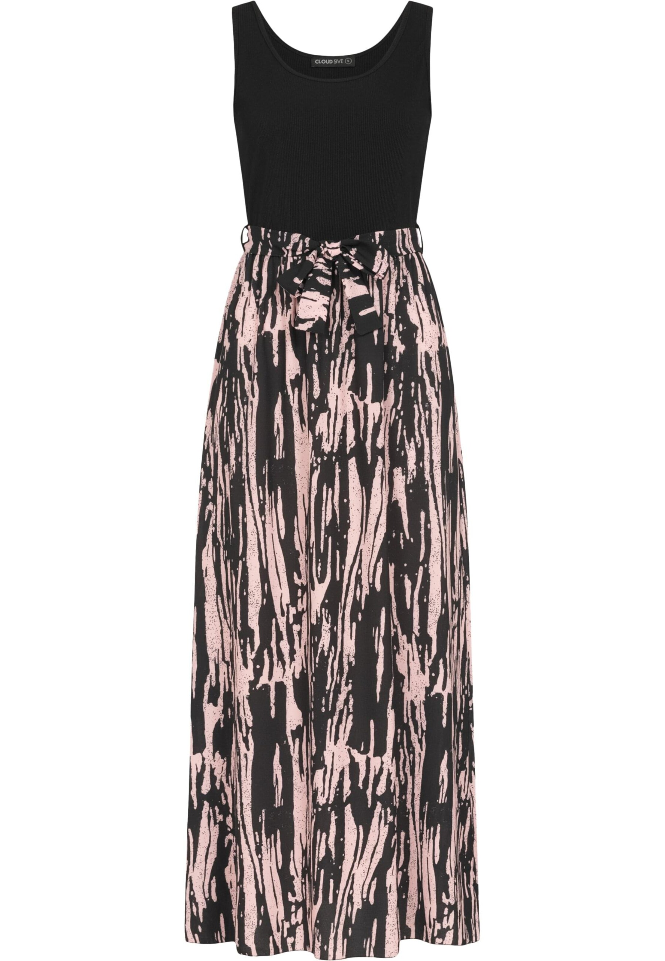 Cloud5ive Kleid in Schwarz: Vorderseite
