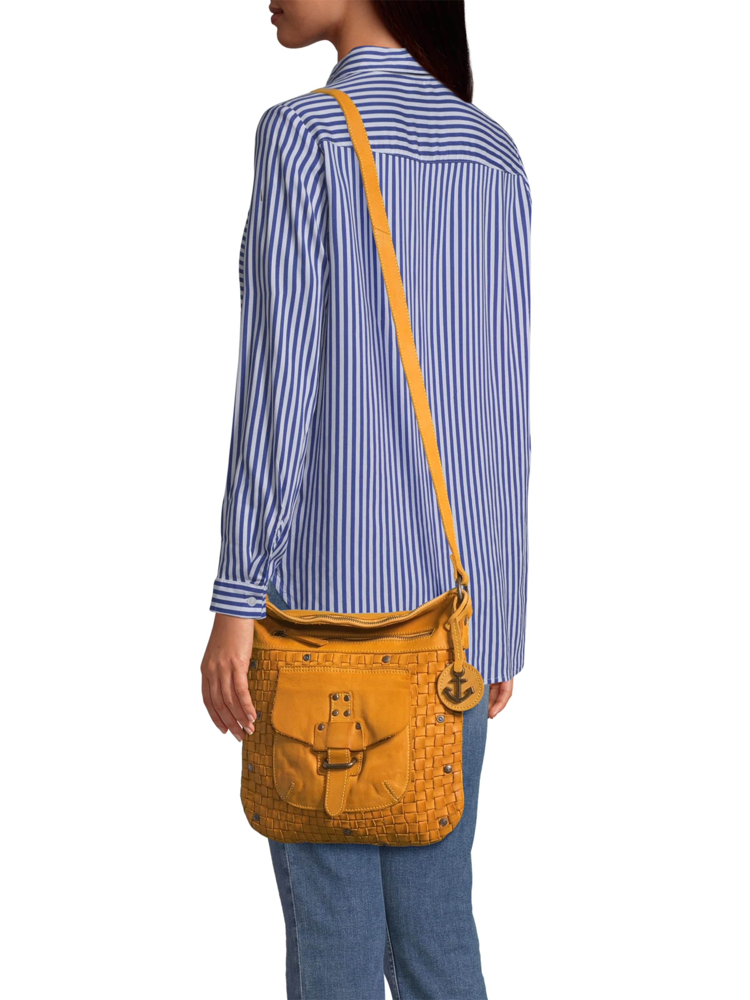 Harbour 2nd Olkalaukku 'Aurora' värissä keltainen: etupuoli