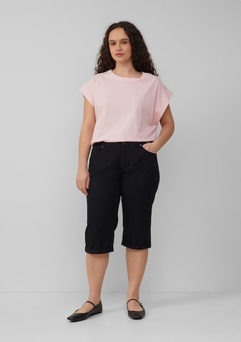 Coupe slim Jean 'Catie' QS en noir