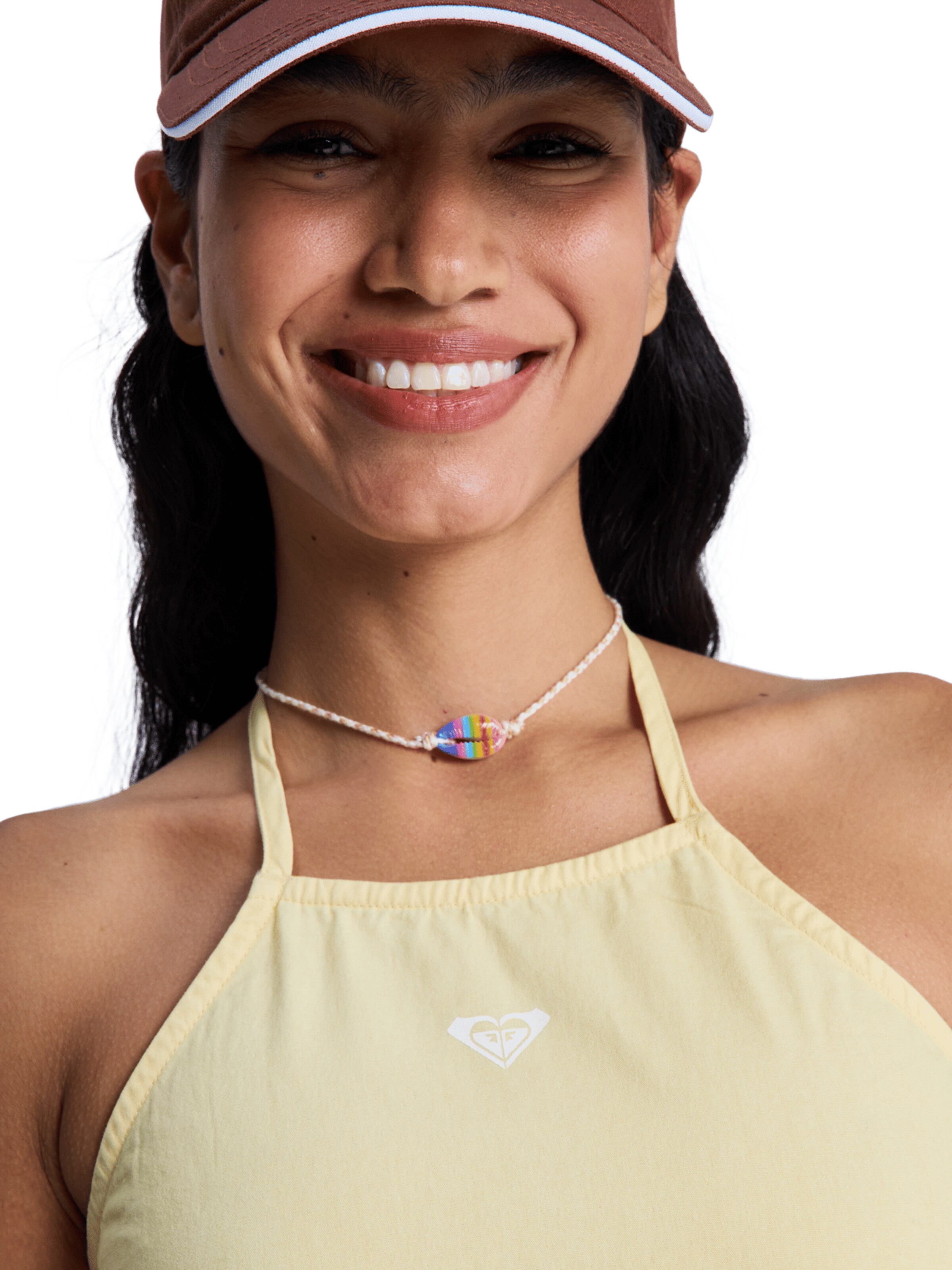 ROXY Kleid 'After Glow Mini Solid' in Gelb
