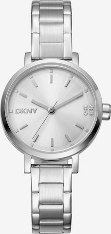 DKNY Analog Watch ' Soho Glitz ' in Silver: front