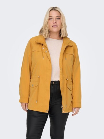 ONLY Carmakoma Between-Seasons Parka 'Starline Spring' in Yellow