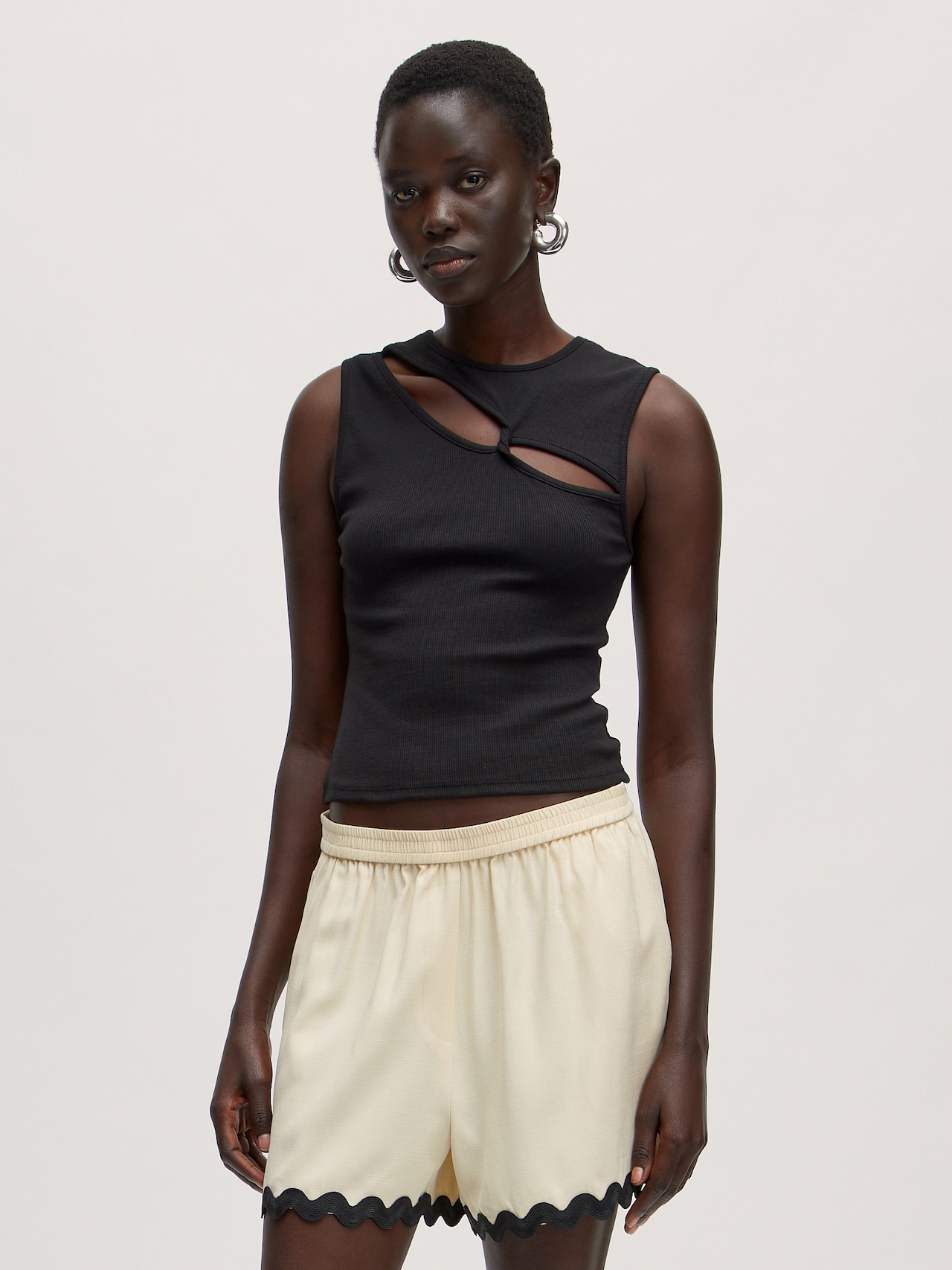 EDITED Produkte Top 'Georgia' schwarz